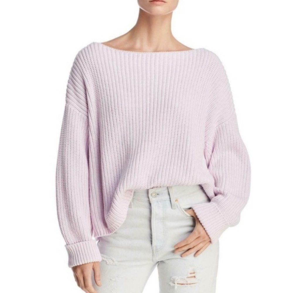 100% Cotton lilac sweater